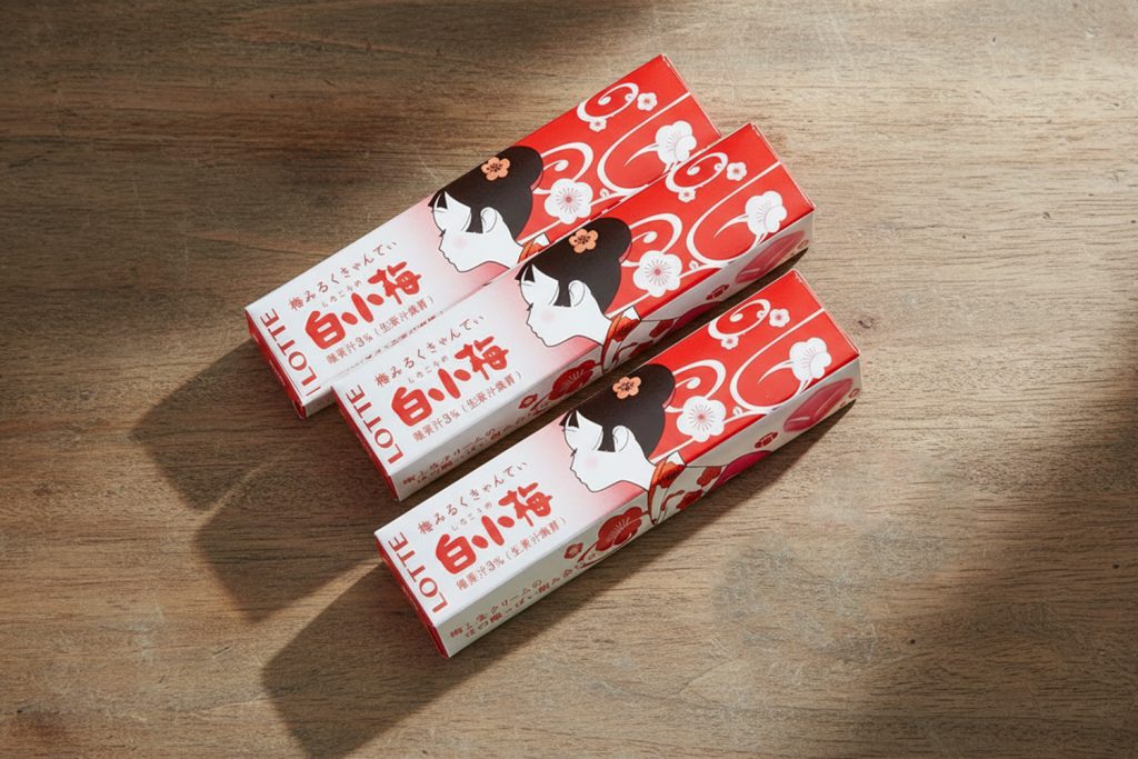 ロッテ　白小梅